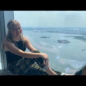 Wild fable yellow plaid pants